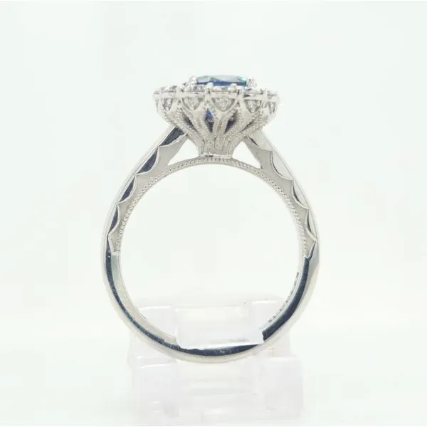TACORI 18K WG Setting with Blue Sapphire & DiamondsRing Image 3 Skaneateles Jewelry Skaneateles, NY