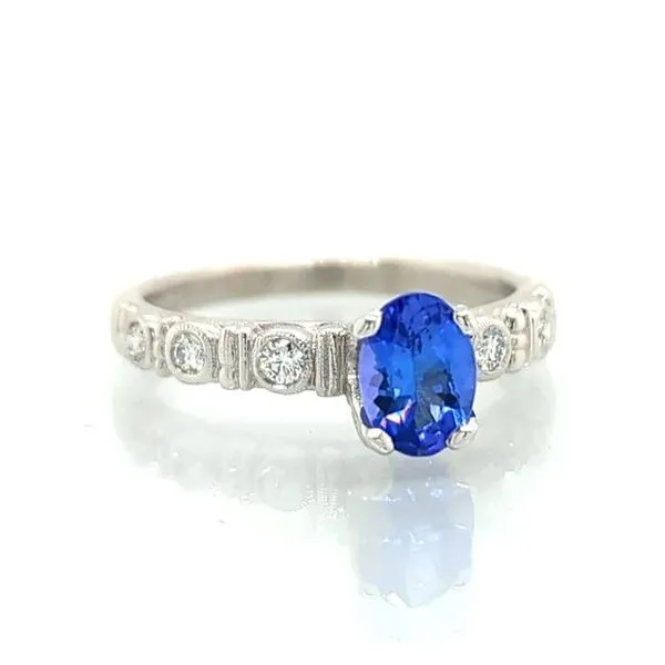 ALEX SEPKUS Tanzanite with Diamonds Gemstone Ring Skaneateles Jewelry Skaneateles, NY