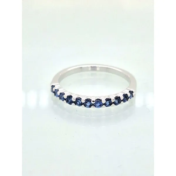 14K White Gold All Blue Sapphire Ring Skaneateles Jewelry Skaneateles, NY