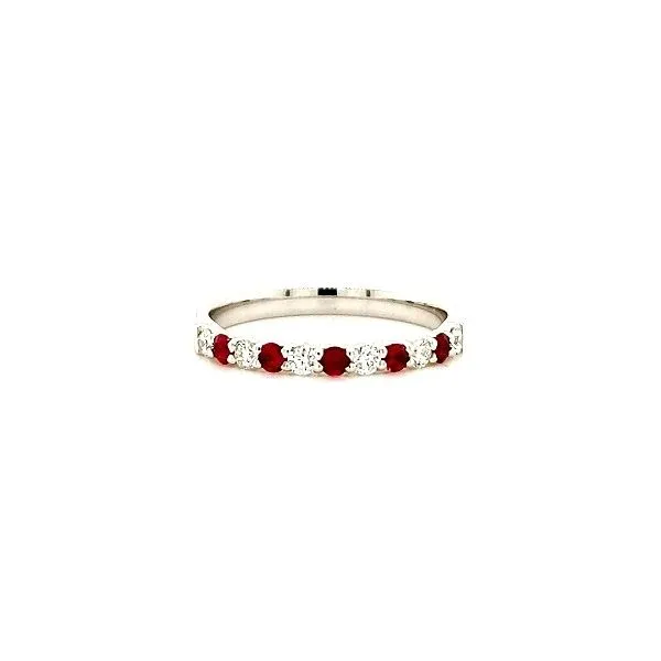 14K WG Ruby & Diamond Ring Skaneateles Jewelry Skaneateles, NY