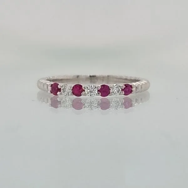 Ruby & Diamond Fashion Ring Image 2 Skaneateles Jewelry Skaneateles, NY