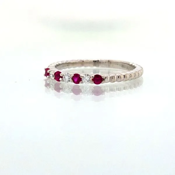 Ruby & Diamond Fashion Ring Image 3 Skaneateles Jewelry Skaneateles, NY
