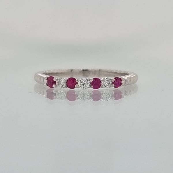 Ruby & Diamond Fashion Ring Image 2 Skaneateles Jewelry Skaneateles, NY