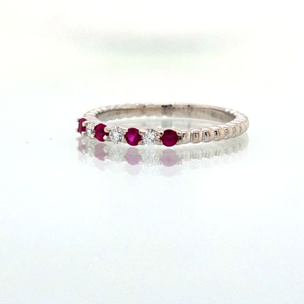 Ruby & Diamond Fashion Ring Image 3 Skaneateles Jewelry Skaneateles, NY