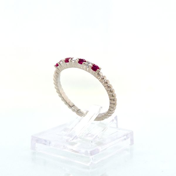 Ruby & Diamond Fashion Ring Image 4 Skaneateles Jewelry Skaneateles, NY