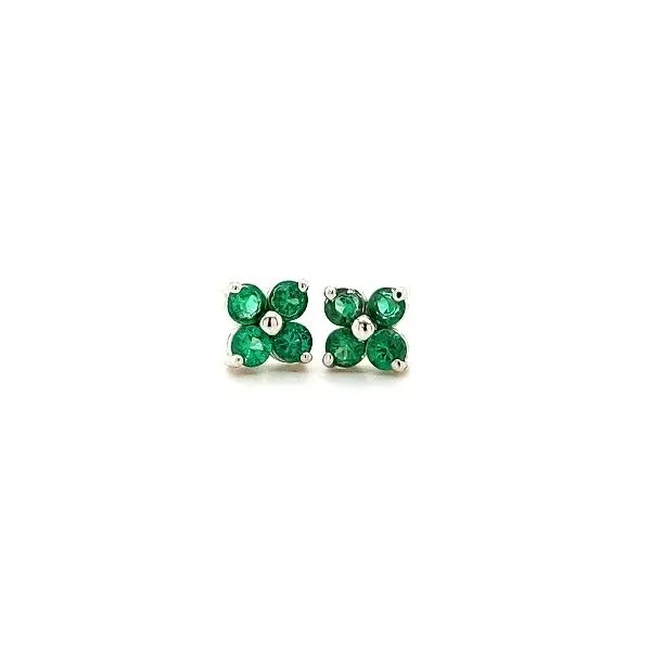 Emerald Quad Studs Skaneateles Jewelry Skaneateles, NY