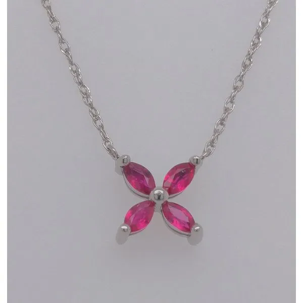 Ruby Criss-cross Nekclace Skaneateles Jewelry Skaneateles, NY
