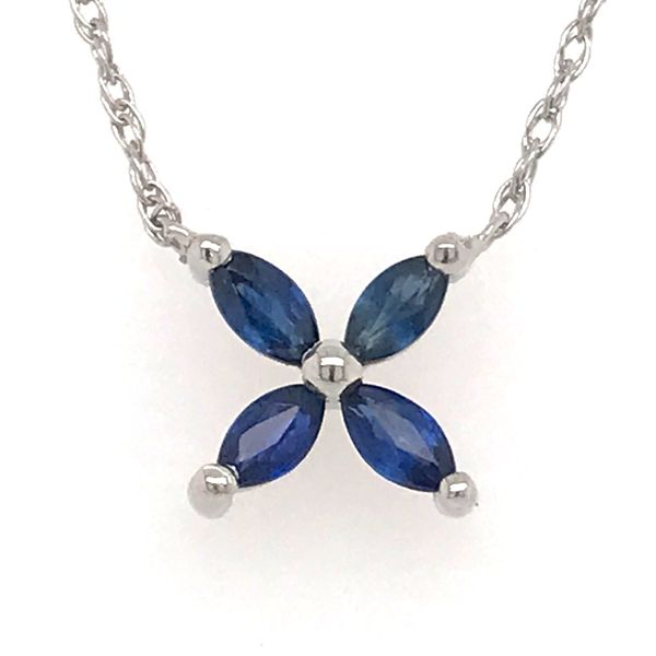 Sapphire Criss-cross Nekclace Skaneateles Jewelry Skaneateles, NY