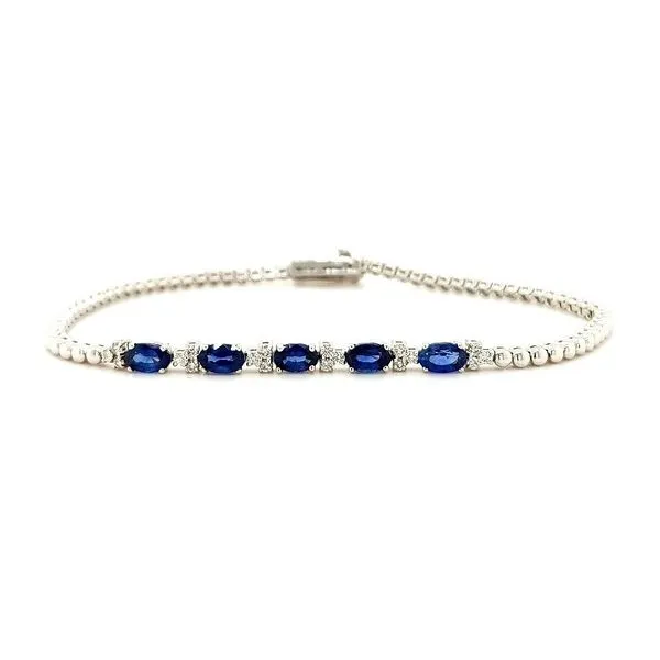 Sapphire & Diamond Bracelet Skaneateles Jewelry Skaneateles, NY