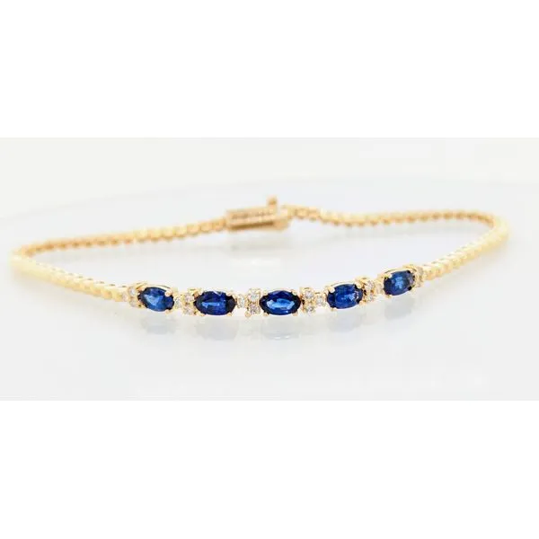 Sapphire & Diamond Bracelet Skaneateles Jewelry Skaneateles, NY