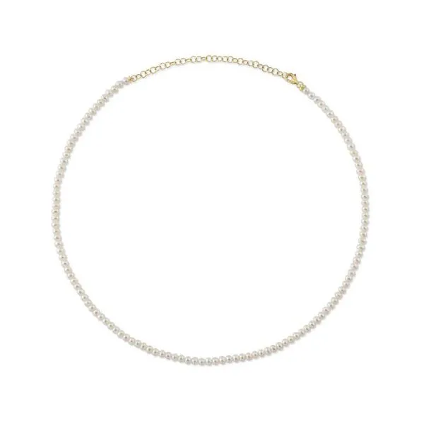 14K YG 'Jackie' Cultured Pearl Tennis Necklace Skaneateles Jewelry Skaneateles, NY