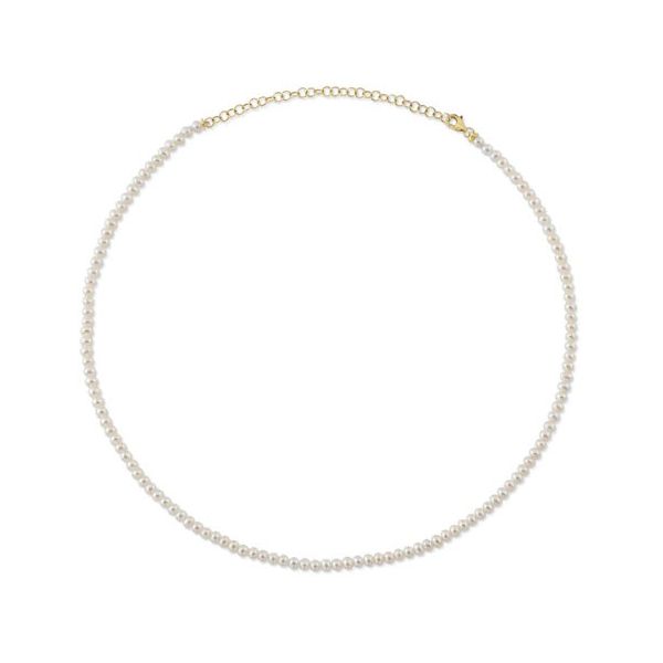14K YG 'Jackie' Cultured Pearl Tennis Necklace Skaneateles Jewelry Skaneateles, NY