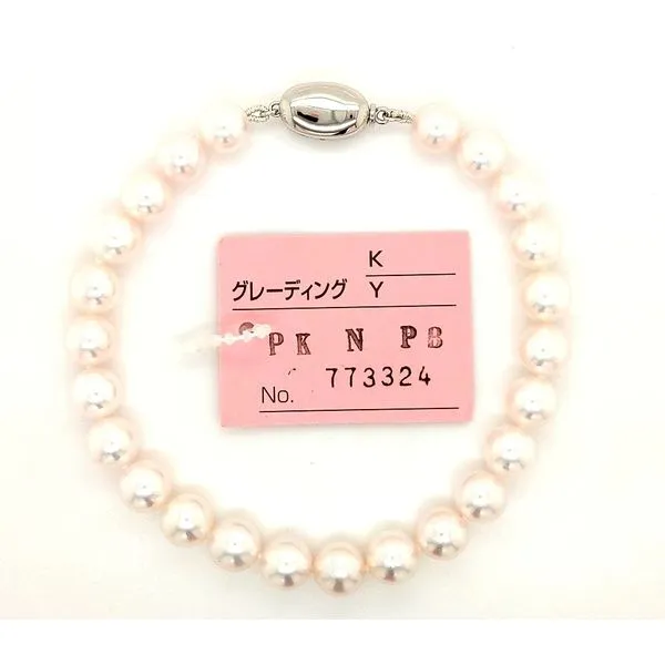 14K WG Ladies 8 mm 