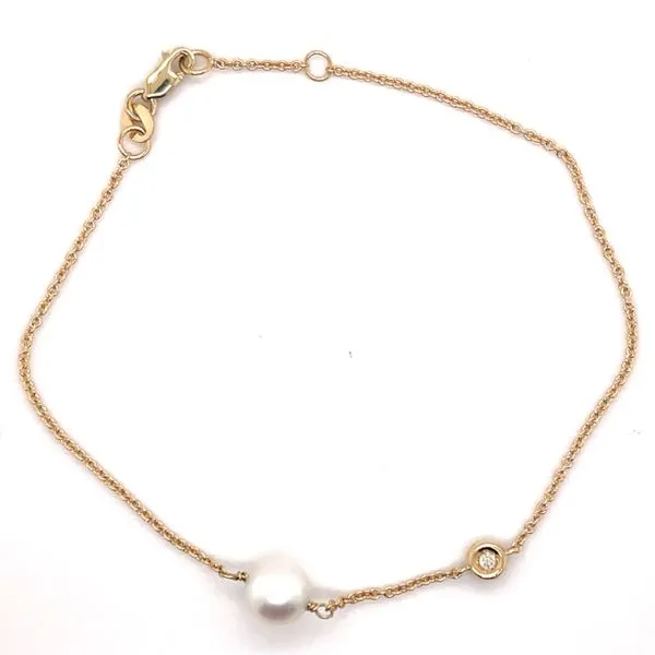 Pearl & Diamond Bracelet Skaneateles Jewelry Skaneateles, NY