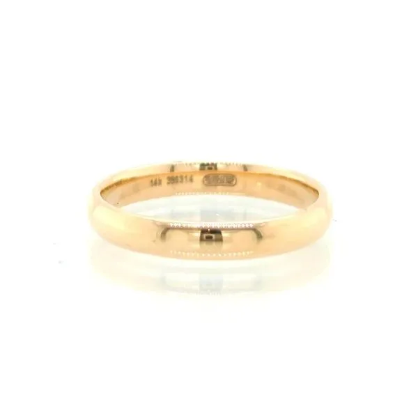 14K YG Ladies 3 mm Classic Weight Comfort Fit Wedding Ring Skaneateles Jewelry Skaneateles, NY