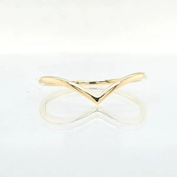 14 Karat Yellow Gold V Shape Fashion Ring similar item image
