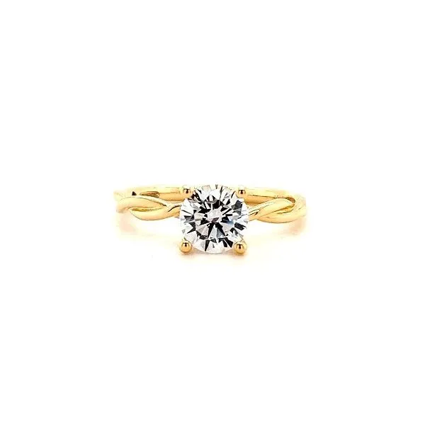 14K YG Ladies 'Next Generation' Plain Twist Mounting Skaneateles Jewelry Skaneateles, NY