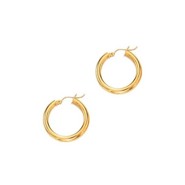 14K YG Hoop Earrings Skaneateles Jewelry Skaneateles, NY