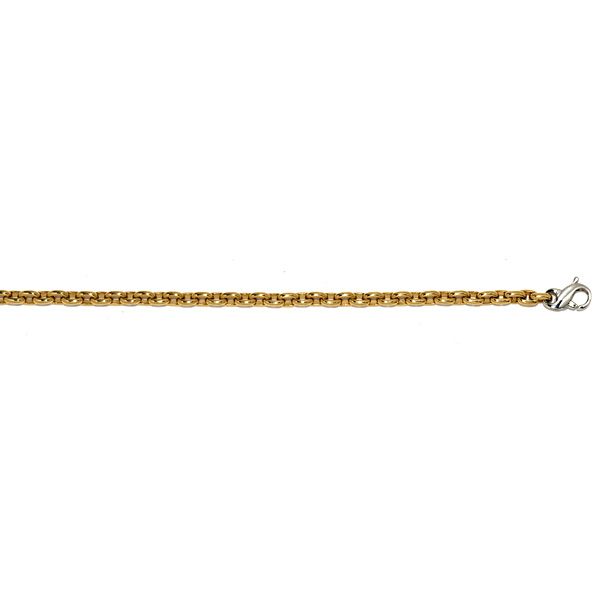 14K YG 3.5 mm "Next Generation" Solid Oval Open-Cable Chain 20" Skaneateles Jewelry Skaneateles, NY
