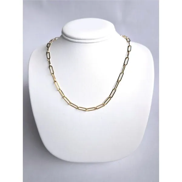 Solid Paperclip Chain Image 2 Skaneateles Jewelry Skaneateles, NY