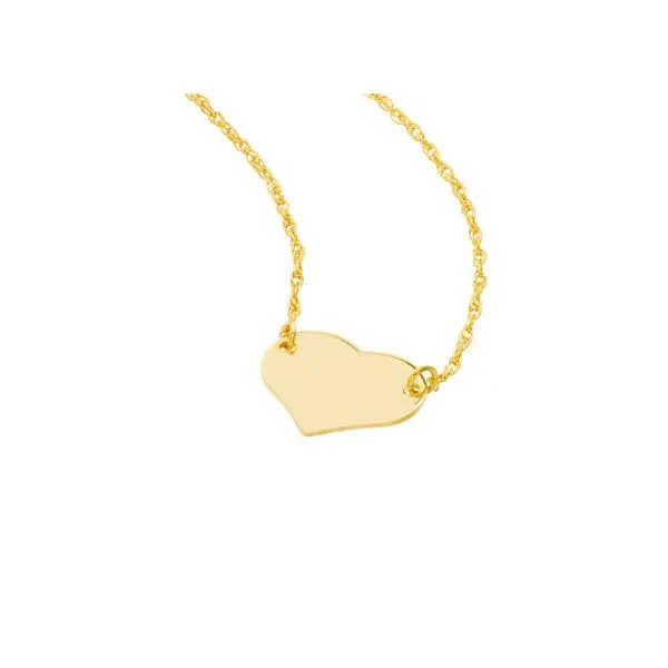 14K YG 'So You' Mini Heart Necklace Skaneateles Jewelry Skaneateles, NY
