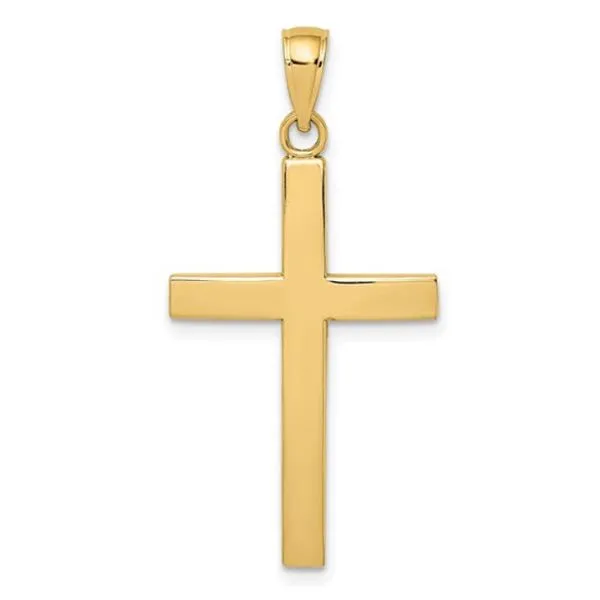 Beveled Cross Charm Skaneateles Jewelry Skaneateles, NY