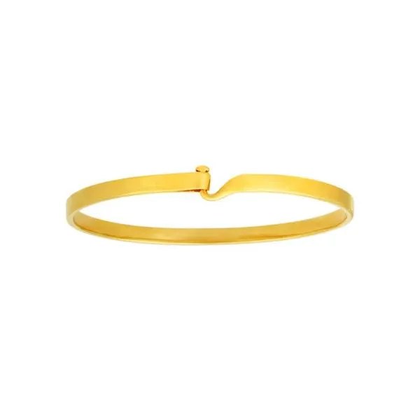 14K YG Shiny Handmade Italian Fashion Bangle Skaneateles Jewelry Skaneateles, NY