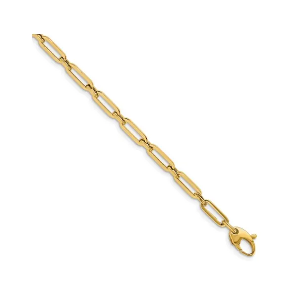 14K YG Paperclip style Oval Flat Link Bracelet Skaneateles Jewelry Skaneateles, NY
