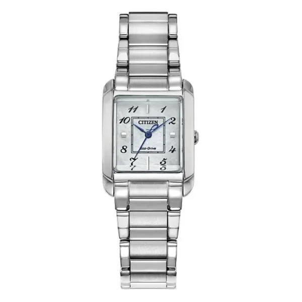 Ladies Citizen Bianca Eco-drive Stainless Steel White Dial Watch WR 50m Skaneateles Jewelry Skaneateles, NY