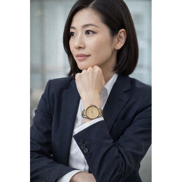 Seiko Presage Cocktail Time Automatic Watch 34mm Champagne Diamond Dial Two-Tone Stainless Steel Bracelet Image 2 Skaneateles Jewelry Skaneateles, NY