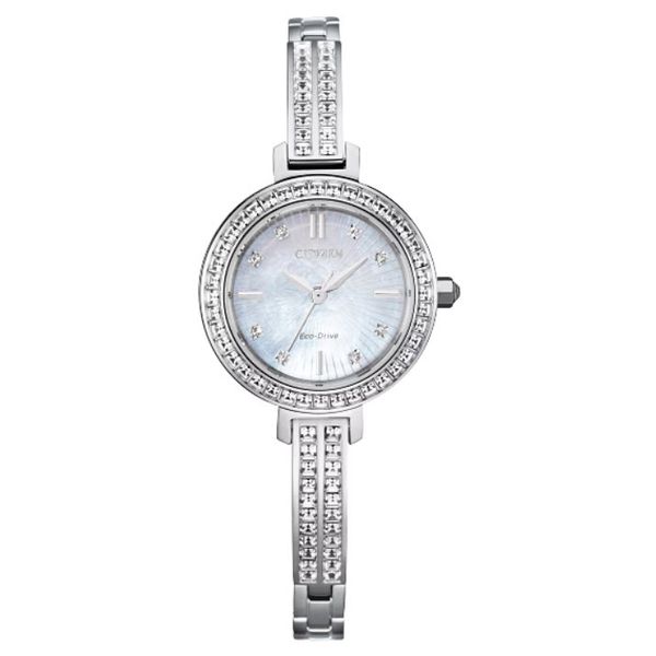 Ladies Citizen Silhouette Crystal Eco-Drive Bracelet Watch Skaneateles Jewelry Skaneateles, NY