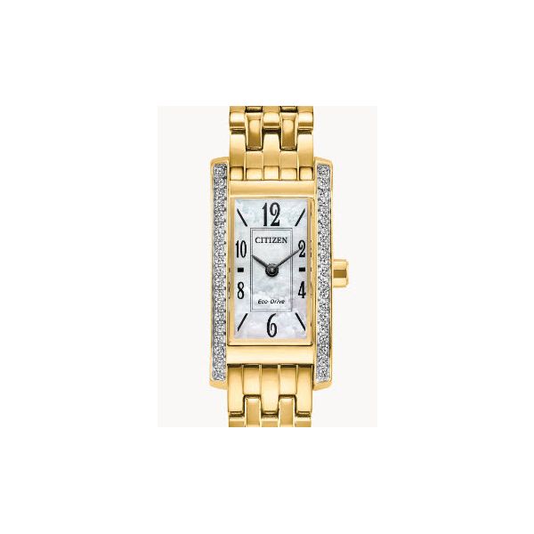 Citizen Eco Drive Petite Palidoro White Mother Of Pearl Dress Watch Skaneateles Jewelry Skaneateles, NY