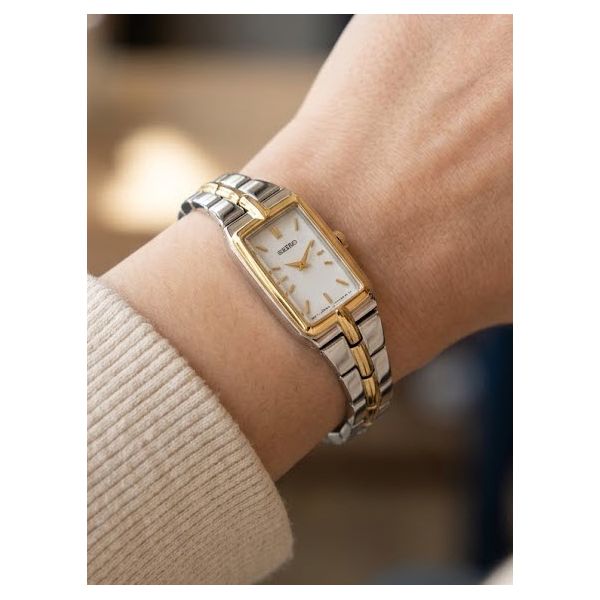 Ladies Seiko QuartzTwo-Tone Dress Watch Image 2 Skaneateles Jewelry Skaneateles, NY
