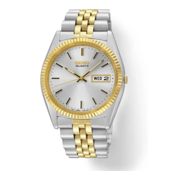 Seiko Two-Tone Machined Dial Day-Date Watch Skaneateles Jewelry Skaneateles, NY