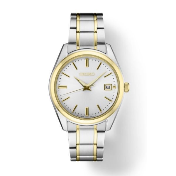 Seiko White Dial Two-Tone Quartz Watch Skaneateles Jewelry Skaneateles, NY