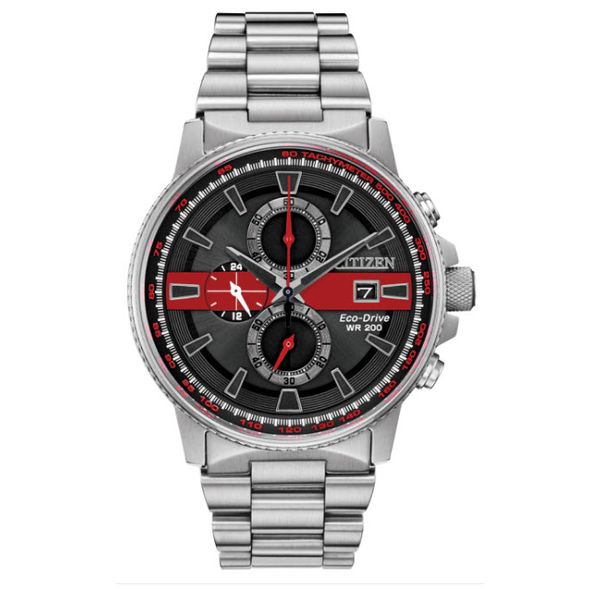 Citizen Gent's Thin Red Line Watch Skaneateles Jewelry Skaneateles, NY