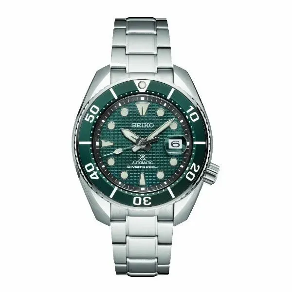 Gent's Seiko 45 mm Green Dial Prospex Ice Diver USA Special Edition Automatic Luxe Watch Skaneateles Jewelry Skaneateles, NY