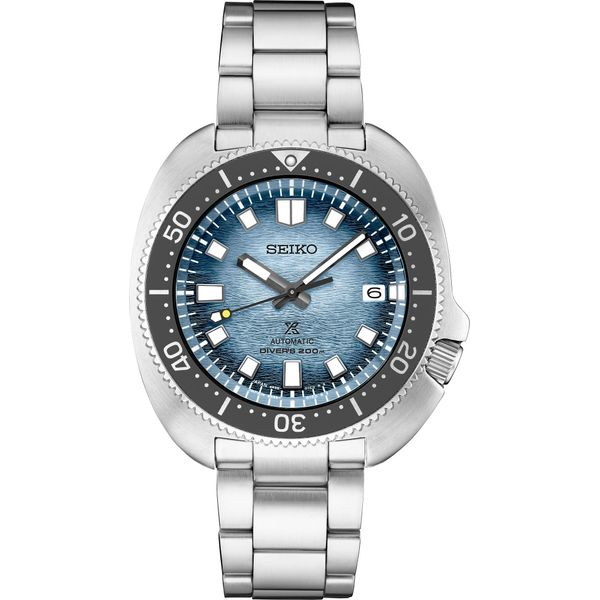 Gent's Seiko ICE DIVER U.S. SPECIAL EDITION 42 mm Patterned Blue Dial Prospex Diver Luxe Automatic Watch Skaneateles Jewelry Skaneateles, NY