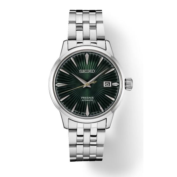 Seiko Presage Stainless Automatic Green Dial Watch Skaneateles Jewelry Skaneateles, NY
