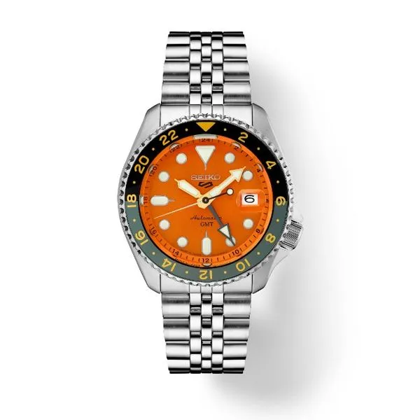 Gent's Seiko 5 Sports Style GMT Series Automatic Watch Skaneateles Jewelry Skaneateles, NY