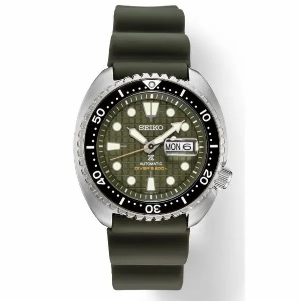 Seiko 45 mm Prospex Stainless Automatic Green Dial Dive Watch Skaneateles Jewelry Skaneateles, NY