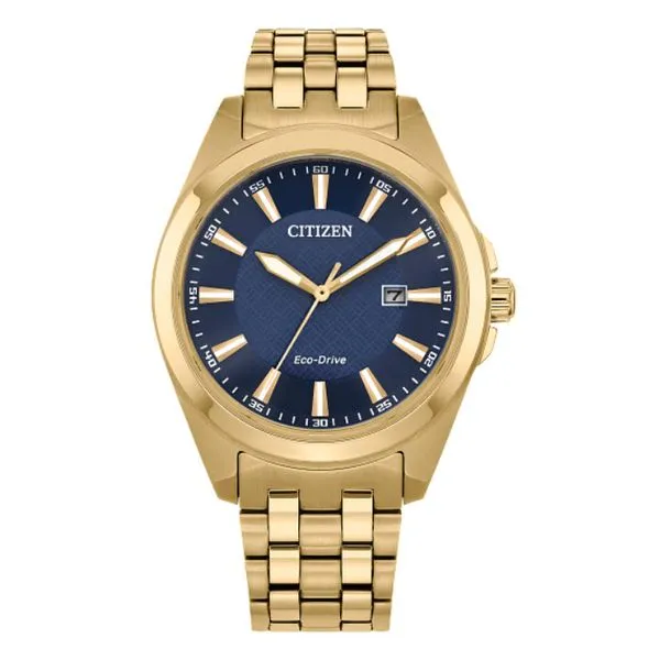 Gent's Citizen Peyton Eco Drive Watch - Blue Dial Skaneateles Jewelry Skaneateles, NY