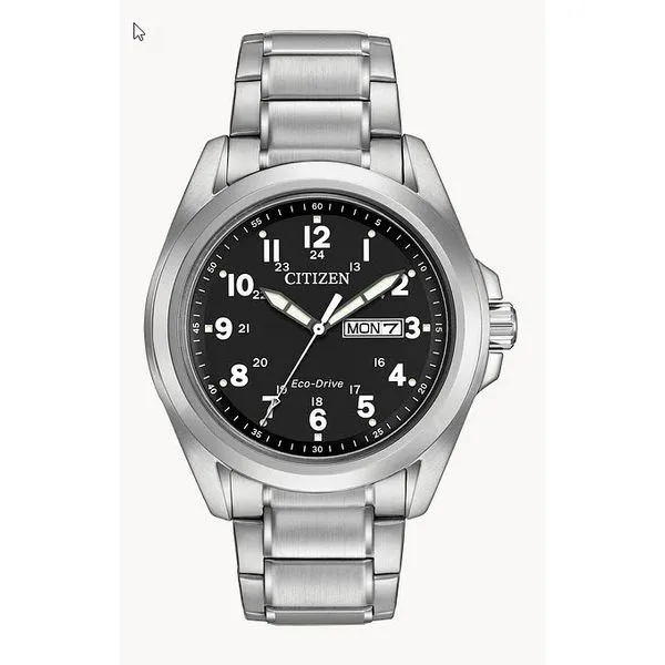 Gents Citizen 'Garrison' Eco-Drive Watch w/Stainless Bracelet Skaneateles Jewelry Skaneateles, NY