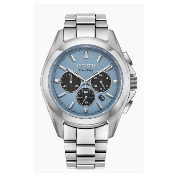 Citizen Eco-Drive Sport Luxury Watch - Light Blue Skaneateles Jewelry Skaneateles, NY