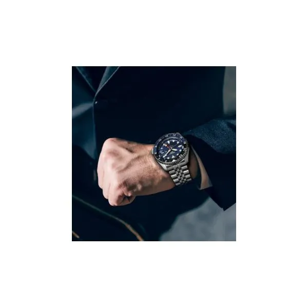 Gent's Seiko 5 Sports Style GMT Series Automatic Watch Image 2 Skaneateles Jewelry Skaneateles, NY