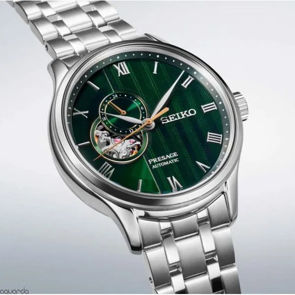 Seiko Presage SSA463 Japanese Garden Green Dial | Skaneateles Jewelry Image 2 Skaneateles Jewelry Skaneateles, NY