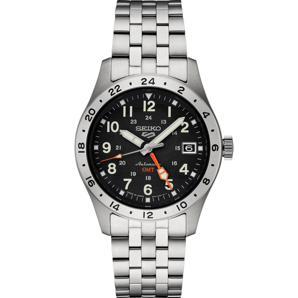 Seiko 5 Sports Field GMT SSK023 Black Dial Automatic Watch | Skaneateles Jewelry Image 2 Skaneateles Jewelry Skaneateles, NY