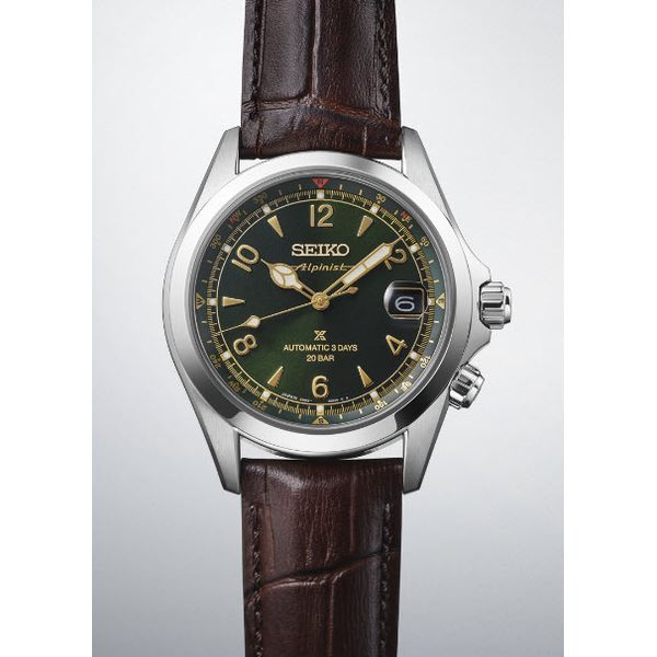 NEW!  Seiko Prospex Alpinist Green Dial 72 Hour Automatic | Skaneateles Jewelry Image 2 Skaneateles Jewelry Skaneateles, NY