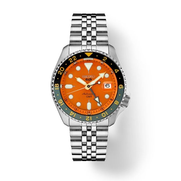 Gent's Seiko 5 Sports Style GMT Series Automatic Watch Skaneateles Jewelry Skaneateles, NY