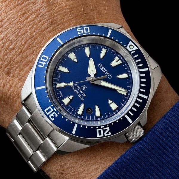 Seiko Prospex Vibrant Blue Dial Automatic Diver Watch Skaneateles Jewelry Skaneateles, NY